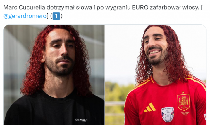 Marc Cucurella PRZEFARBOWAŁ WŁOSY!